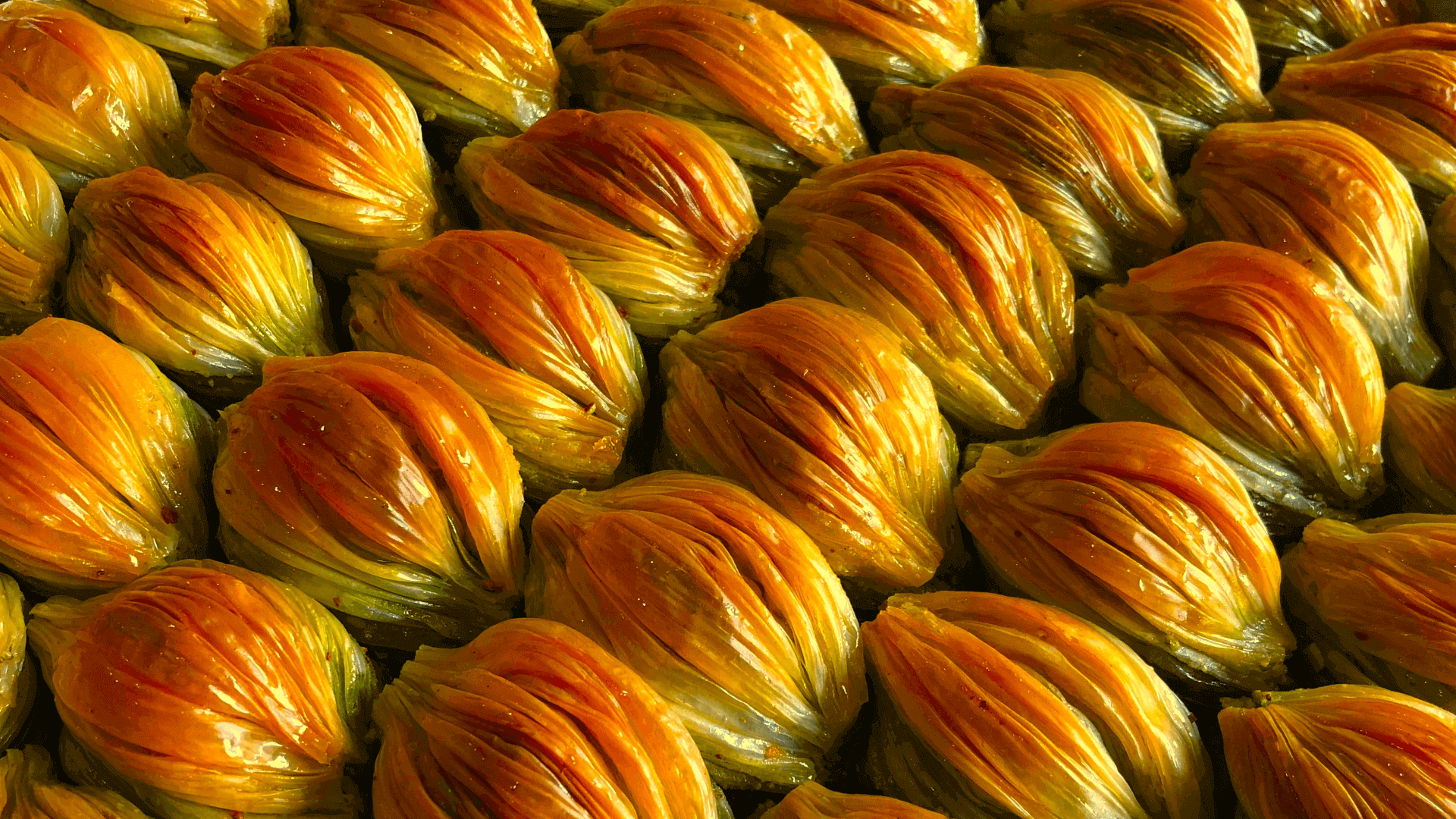 Fıstıklı Midye Baklava