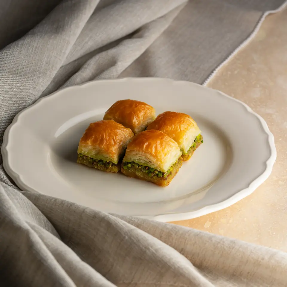 Özel Kare Baklava Hediyelik Kutu - Orta Boy
