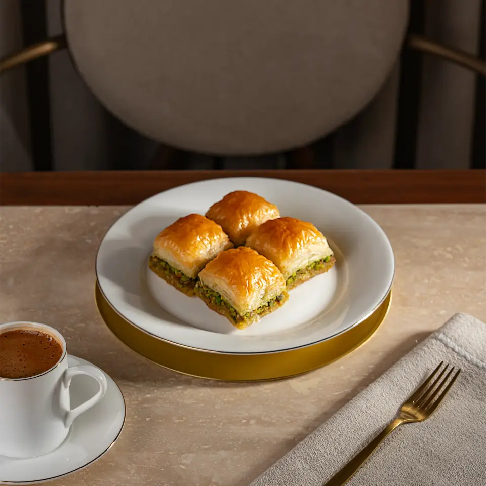 Özel Kare Baklava Hediyelik Kutu - Orta Boy