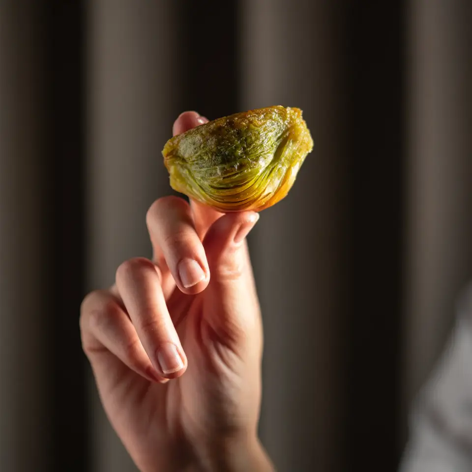 Fıstıklı Midye Baklava Büyük Boy 1100 gr - Hediyelik Kutu