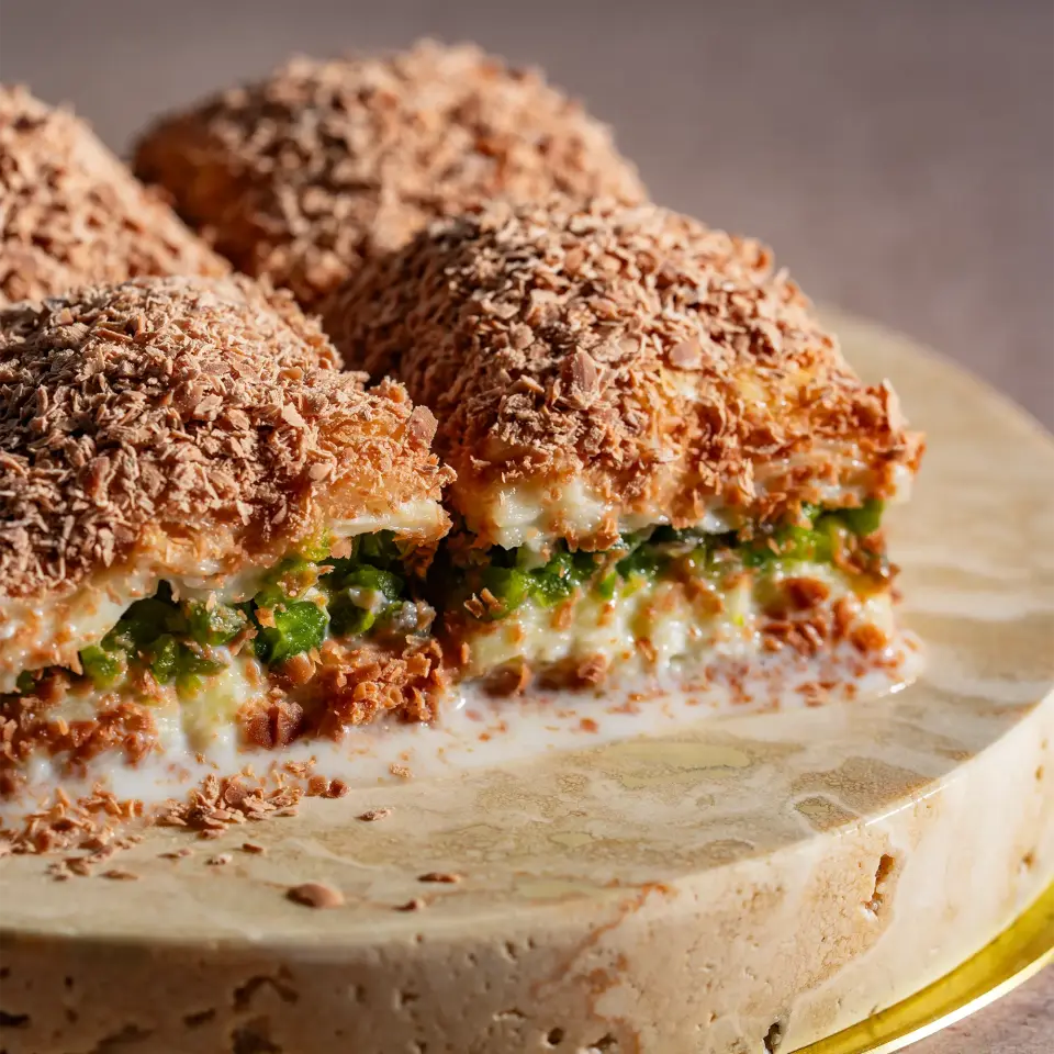 Fıstıklı Çikolatalı Soğuk Baklava Standart Kutu - Orta Boy (500 gr)