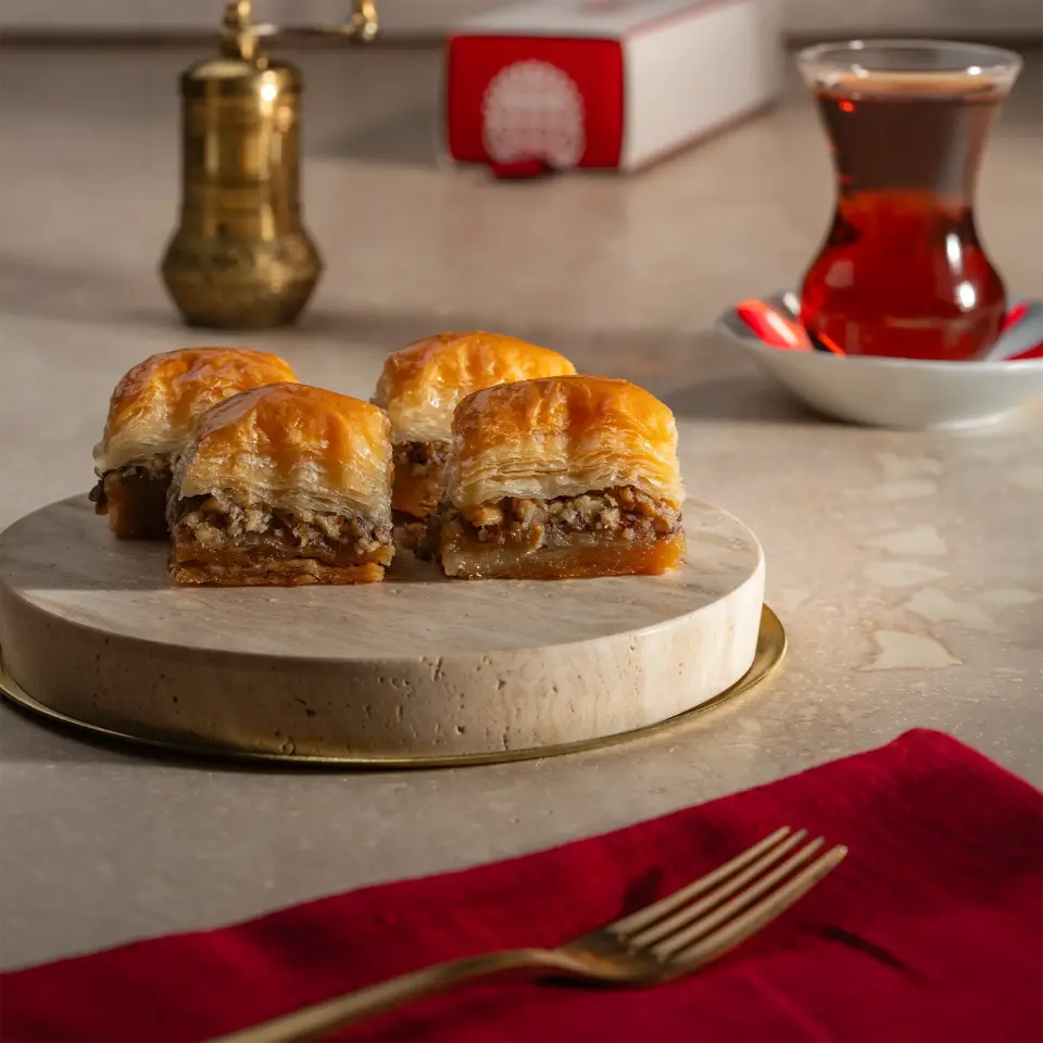 Cevizli Baklava Küçük Boy 250 gr - Hediyelik Kutu