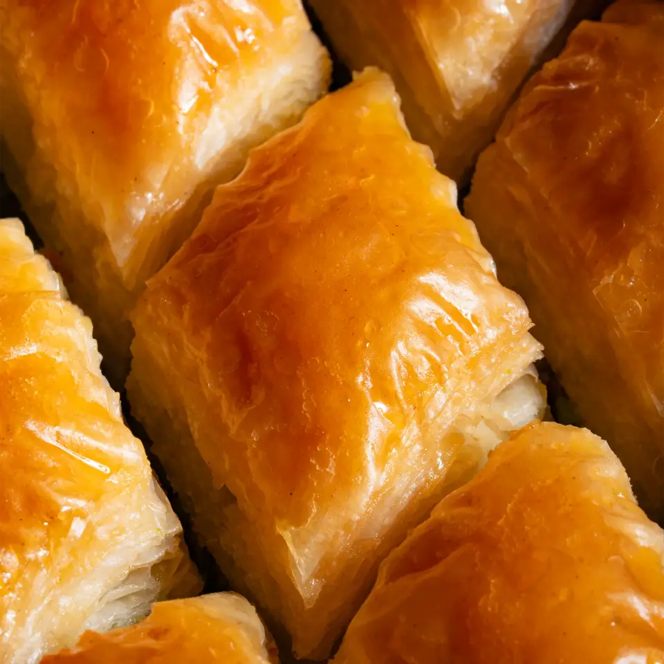 Şekersiz Fıstıklı Baklava Standart Kutu - Orta Boy