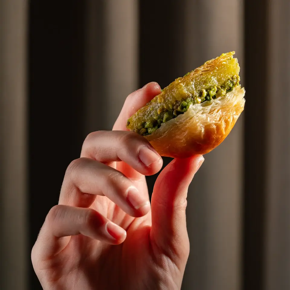 Şekersiz Fıstıklı Baklava Standart Kutu - Orta Boy