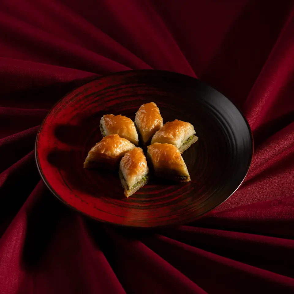 Şekersiz Fıstıklı Baklava Standart Kutu - Orta Boy