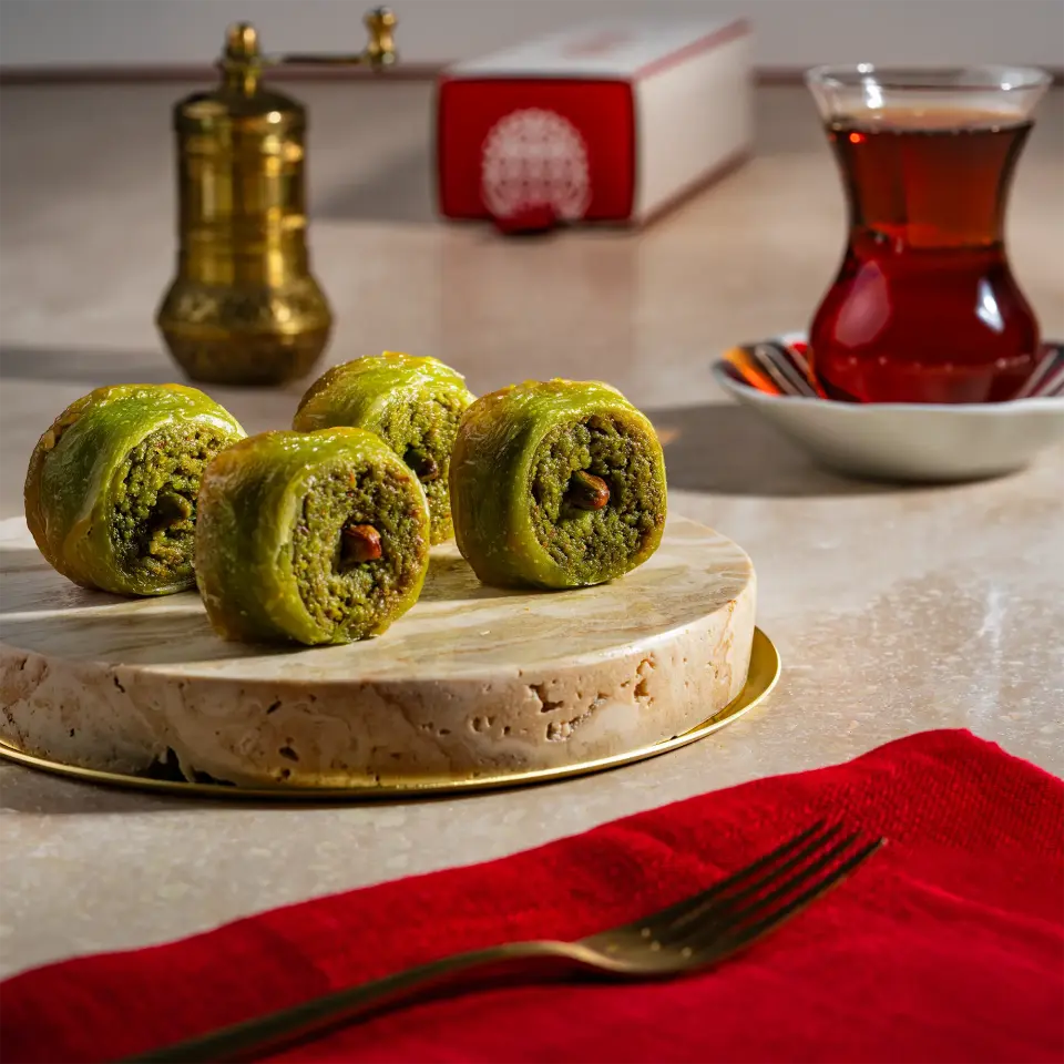 Fıstıklı Saray Sarması Hediyelik Kutu - Orta Boy 700 gr