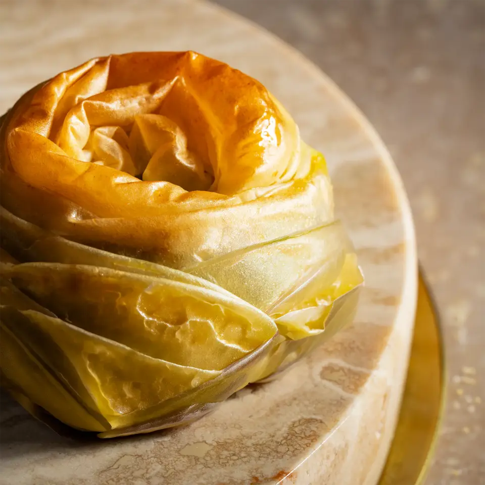 Fıstıklı Gül Baklava Standart Kutu - Orta Boy (500 gr)