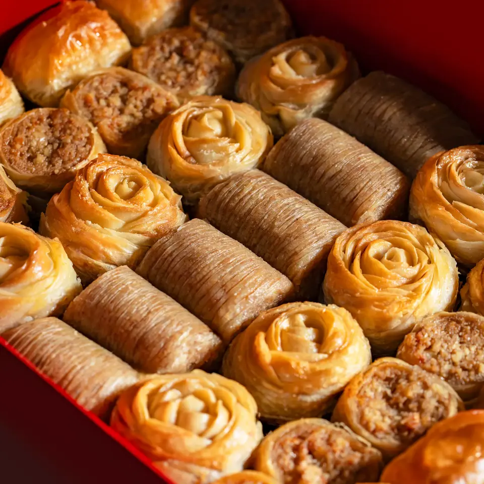 Cevizli Karışık Baklava Standart Kutu - Büyük Boy (1200 gr)