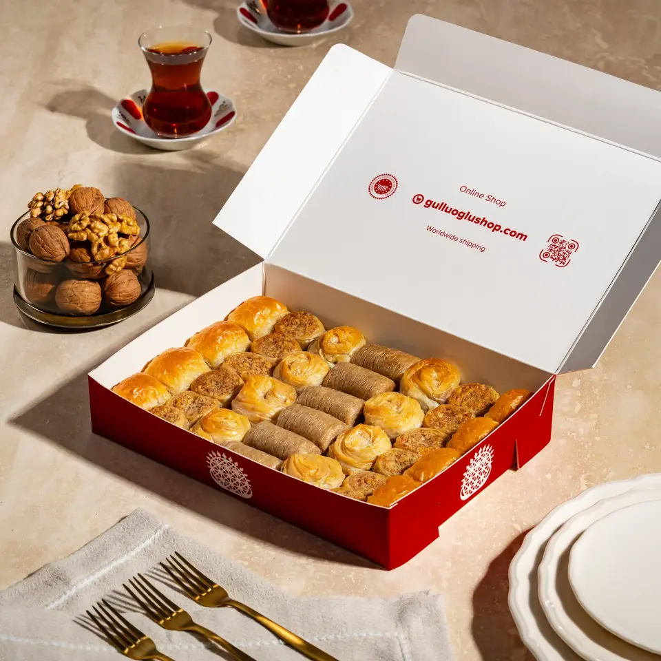Cevizli Karışık Baklava Standart Kutu - Büyük Boy (1200 gr)
