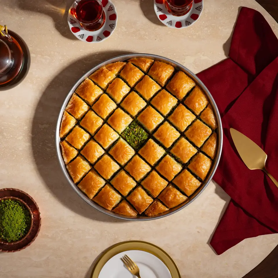 Özel Kare Baklava Tepsi