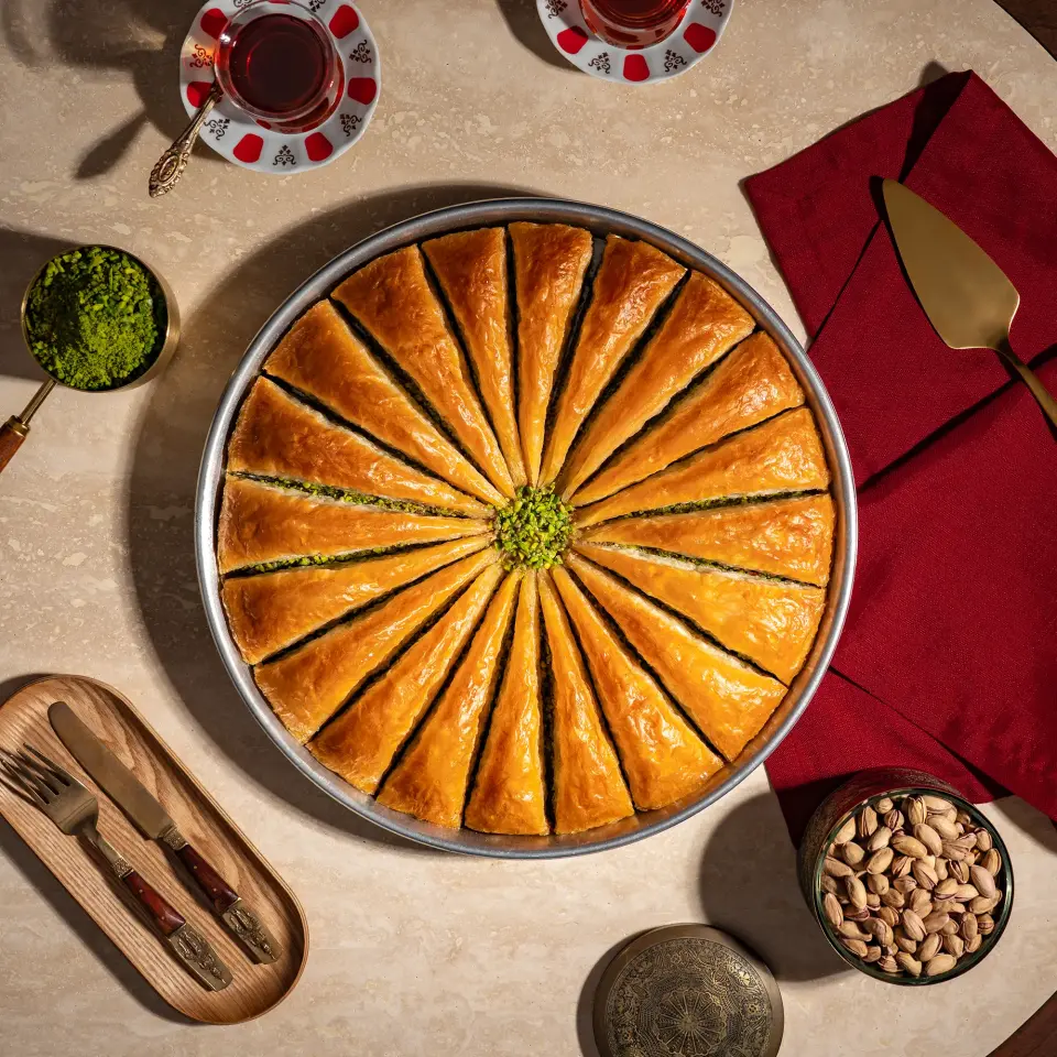 Havuç Dilimi Baklava Tepsi