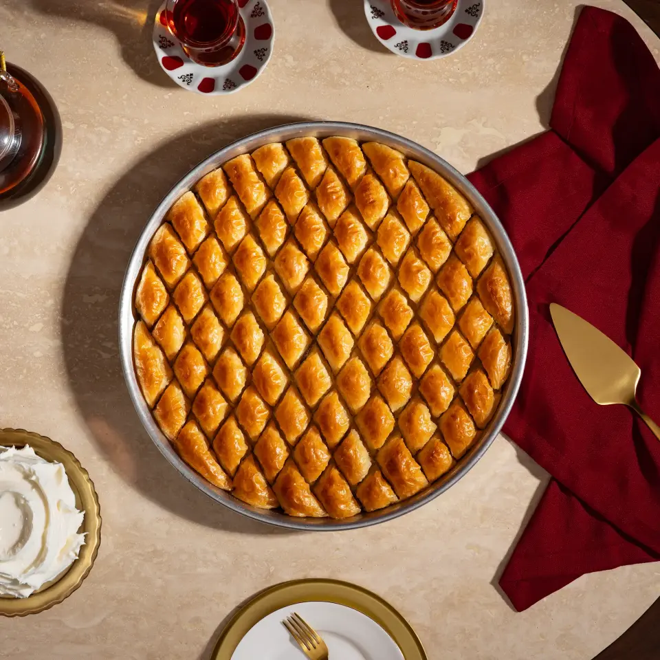 Kaymaklı Baklava Tepsi
